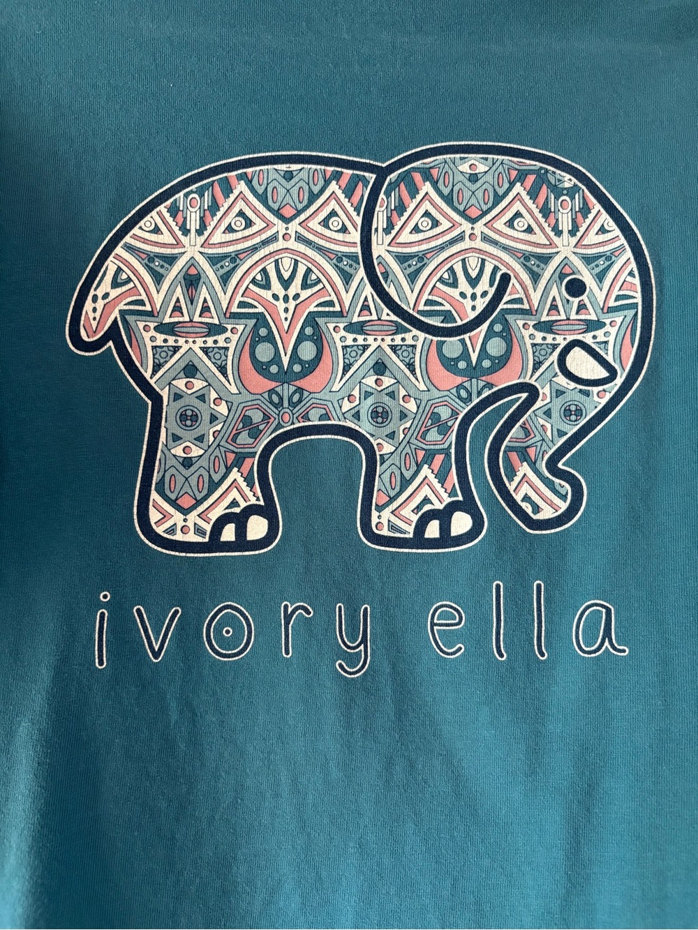 Ivory Ella Teal Long Sleeve Tee